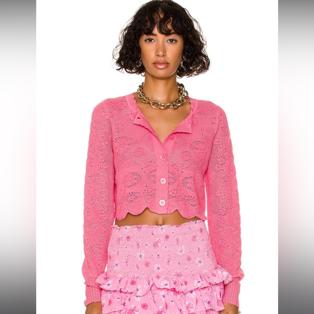 NWT Loveshackfancy murielle cardigan